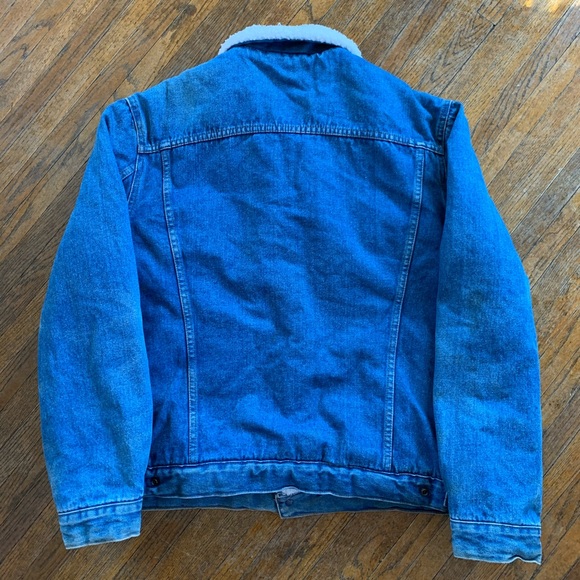 Vintage Black Canyon Sherpa Denim Jacket - Picture 7 of 8